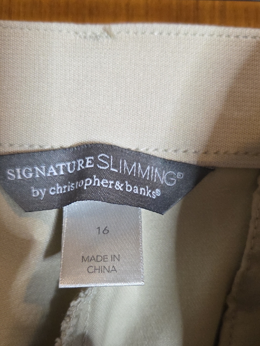 Christoper&Banks Tan Jean Trousers - Picture 5 of 11